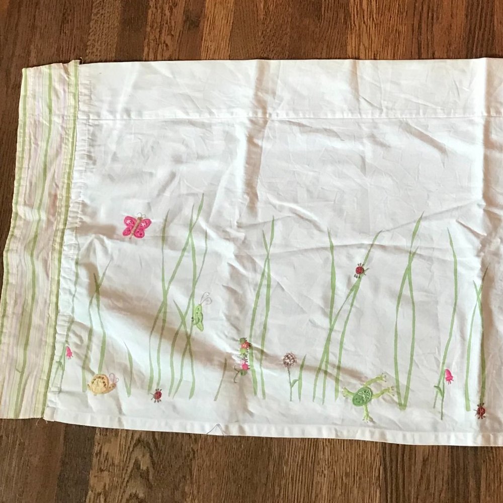Pottery Barn Kids Spring Meadow Valance, Pole Pocket